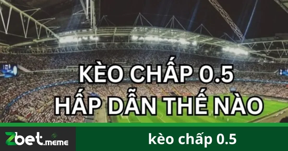 Kèo Chấp 0.5: Đặt Cược Đúng Luật Tại Zbet 2 Kèo Chấp 0.5 Là Gì Và Khi Nào Được Áp Dụng?