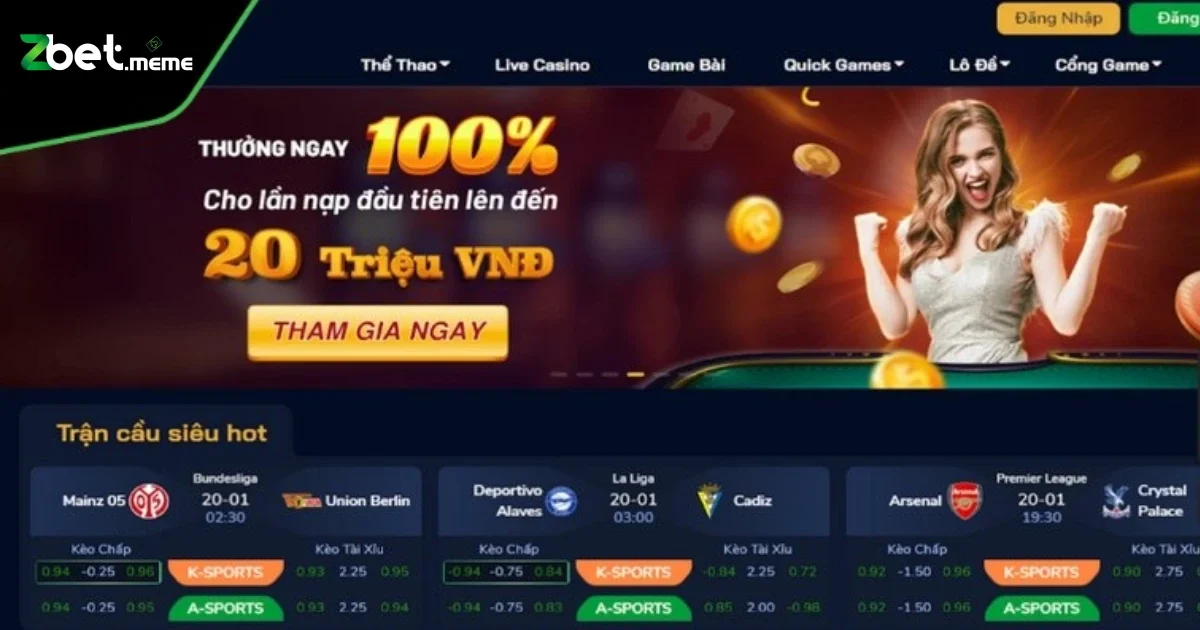 Trang chủ 17 Khuyến Mãi Hấp Dẫn Tại Zbet